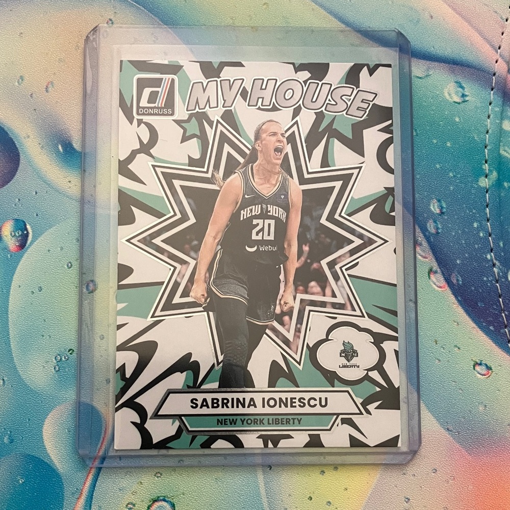 Sabrina Ionescu NY LIBERTY “MY HOUSE” Basketball Card WNBA